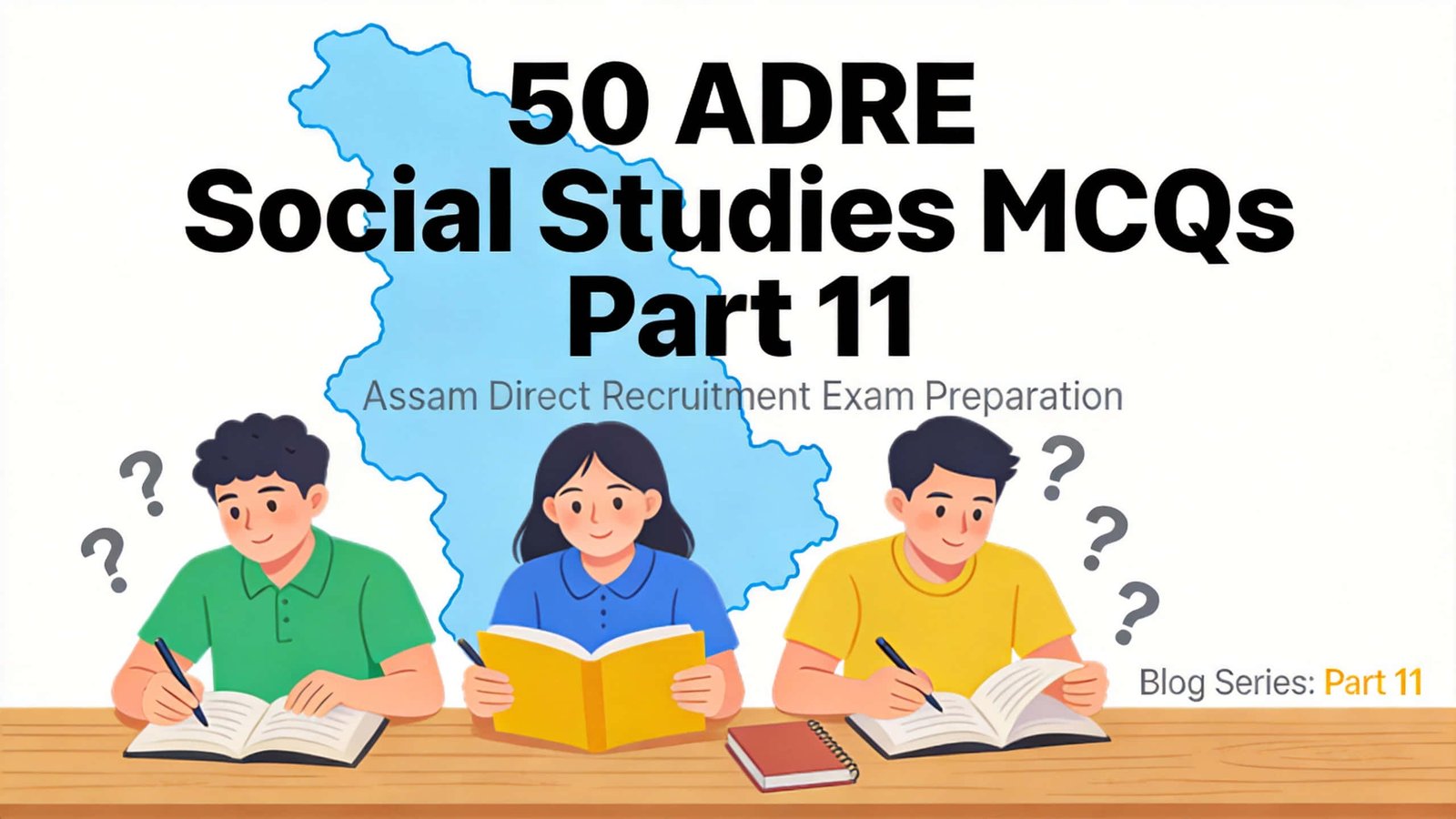 ADRE Social Studies MCQs English and Assamese